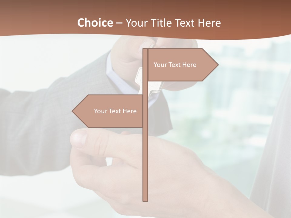 Salesman Estate Reliable PowerPoint Template