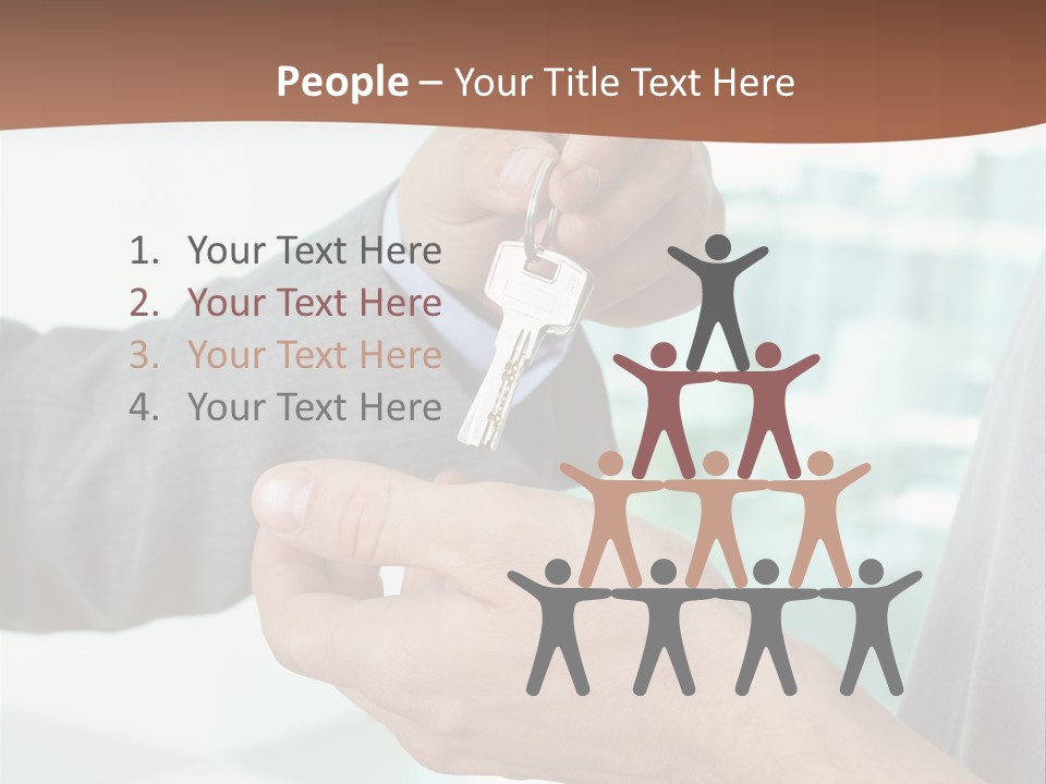Salesman Estate Reliable PowerPoint Template