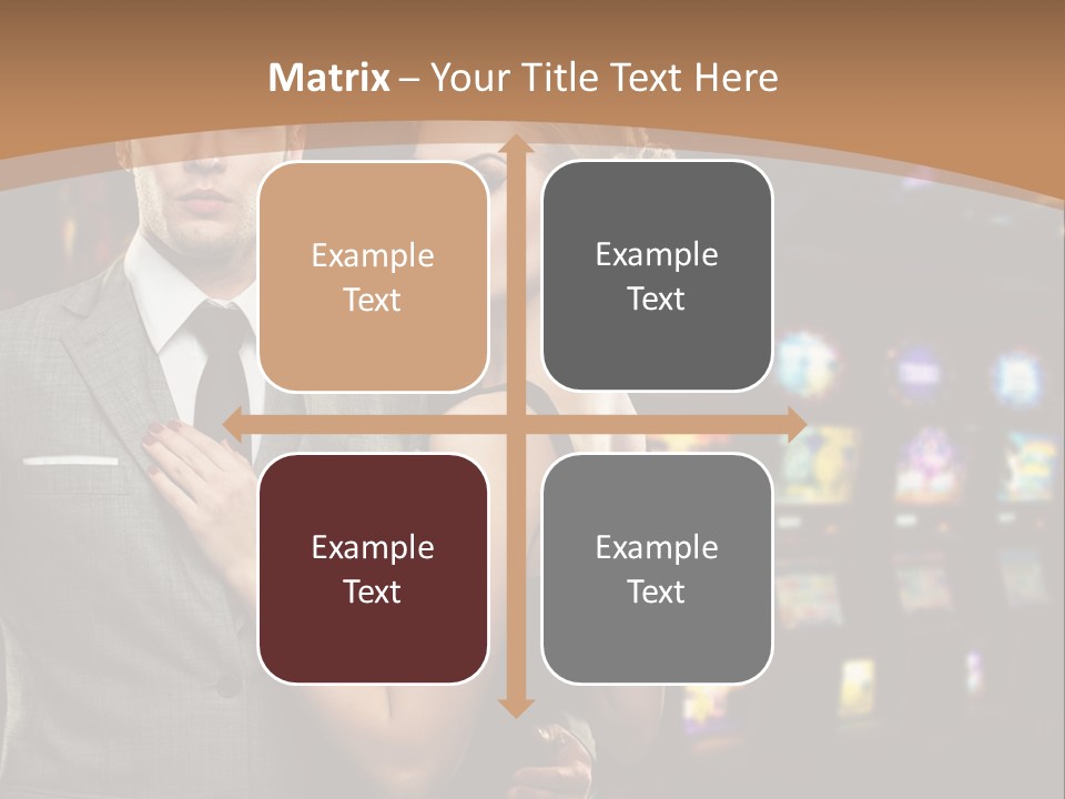 Dress Lovers Woman PowerPoint Template