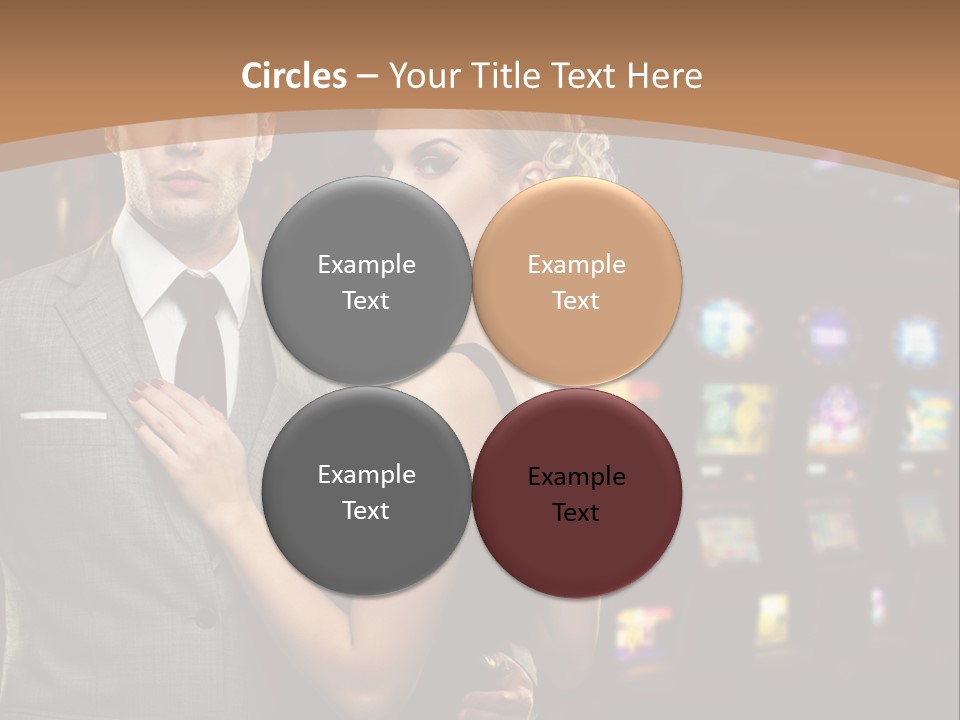 Dress Lovers Woman PowerPoint Template