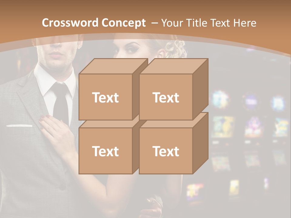 Dress Lovers Woman PowerPoint Template