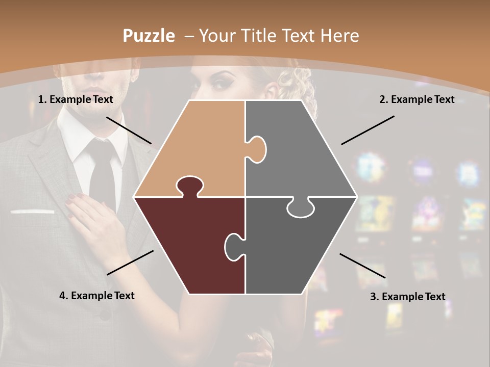 Dress Lovers Woman PowerPoint Template