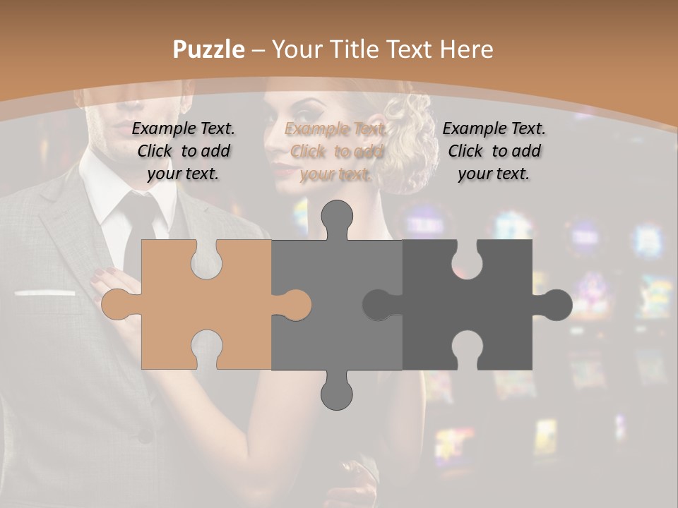 Dress Lovers Woman PowerPoint Template