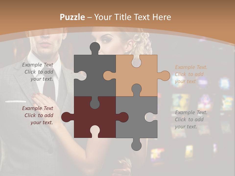 Dress Lovers Woman PowerPoint Template