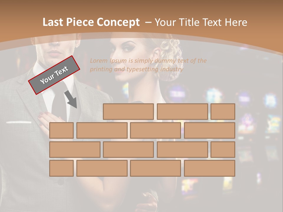 Dress Lovers Woman PowerPoint Template