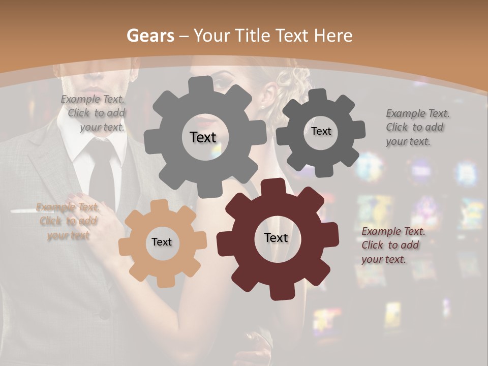 Dress Lovers Woman PowerPoint Template