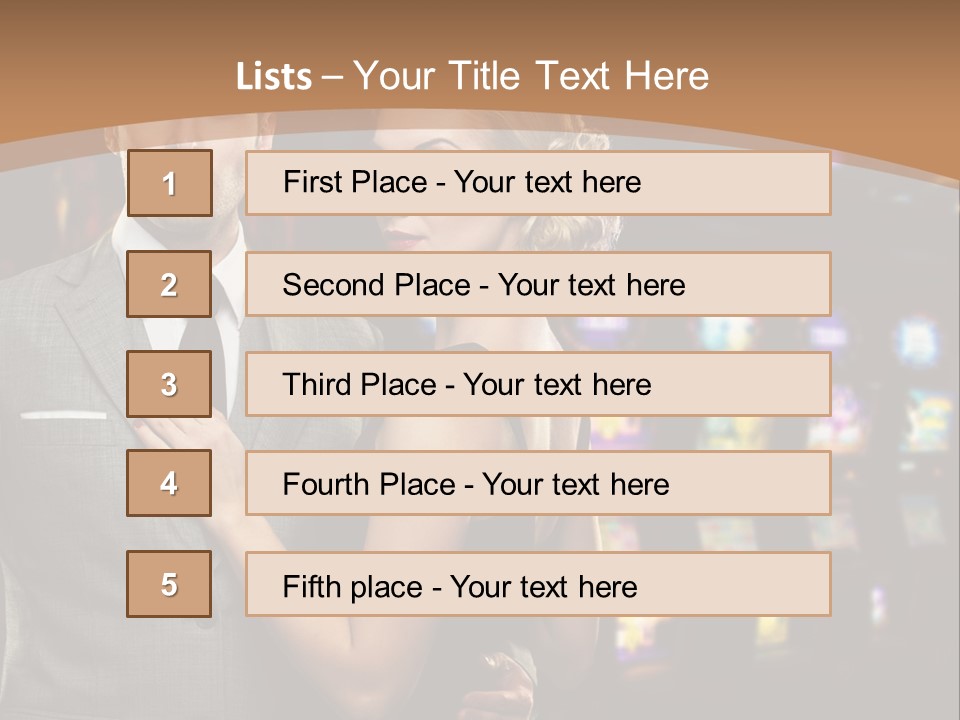 Dress Lovers Woman PowerPoint Template