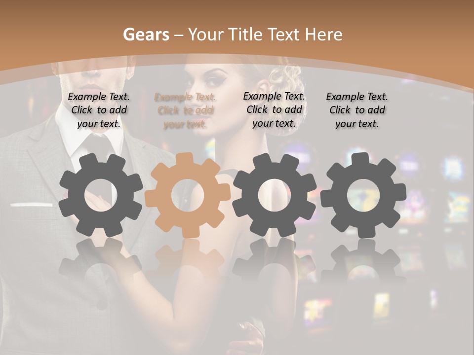 Dress Lovers Woman PowerPoint Template