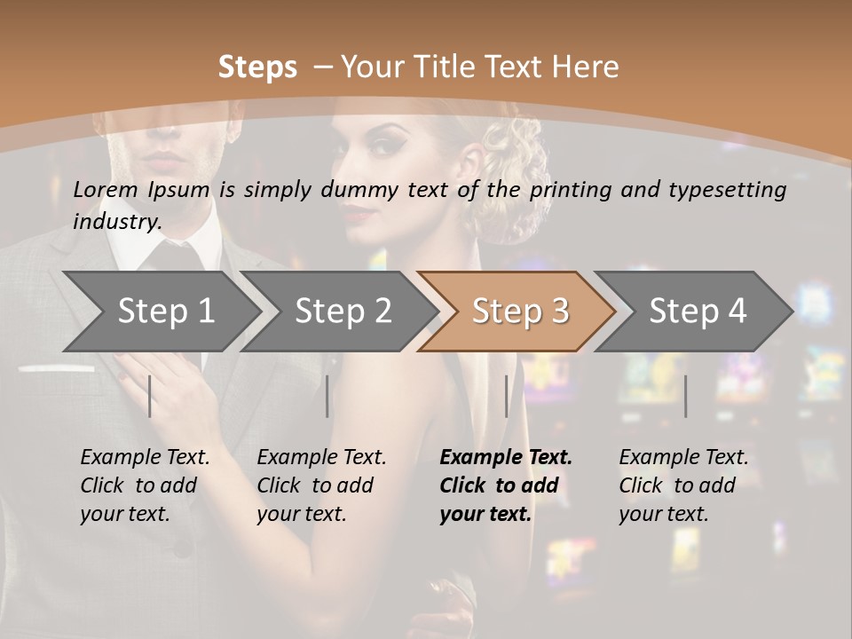 Dress Lovers Woman PowerPoint Template