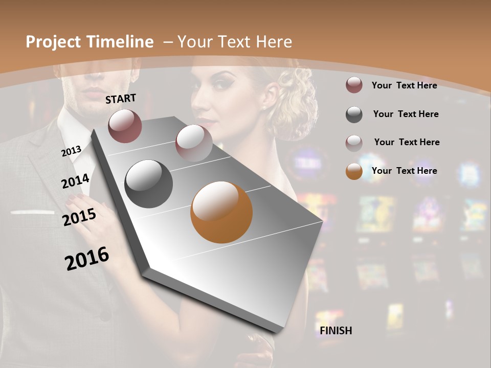 Dress Lovers Woman PowerPoint Template