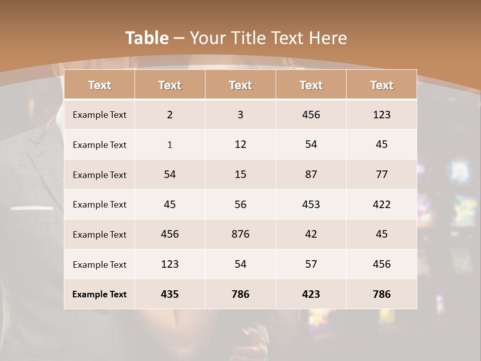 Dress Lovers Woman PowerPoint Template