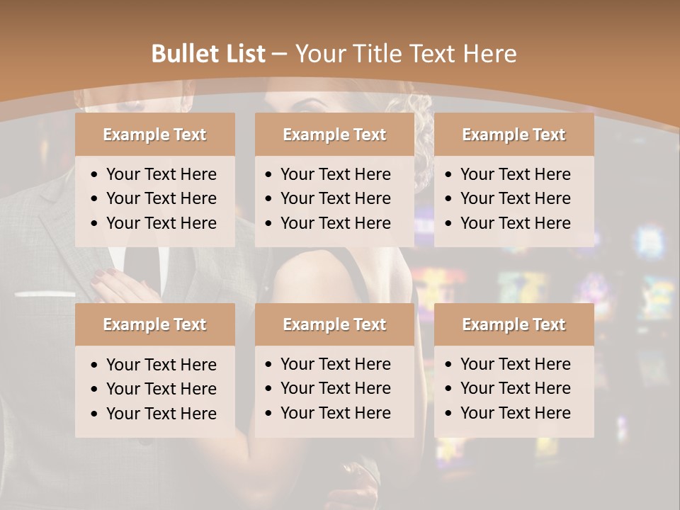 Dress Lovers Woman PowerPoint Template