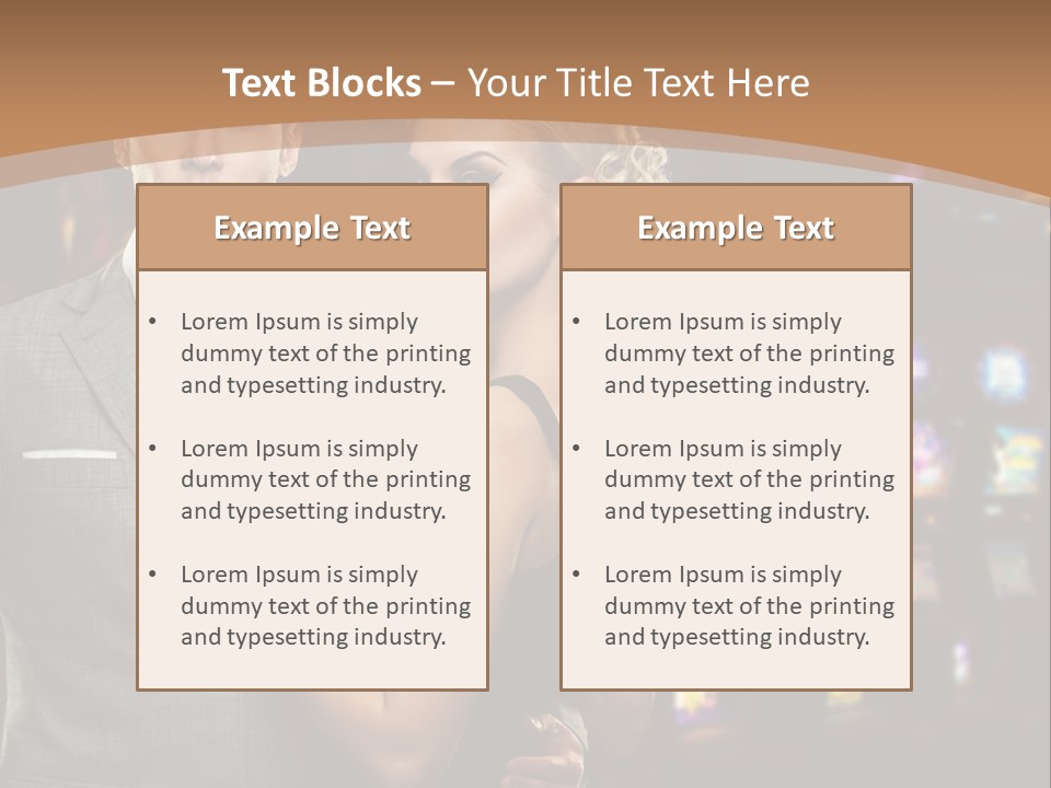 Dress Lovers Woman PowerPoint Template