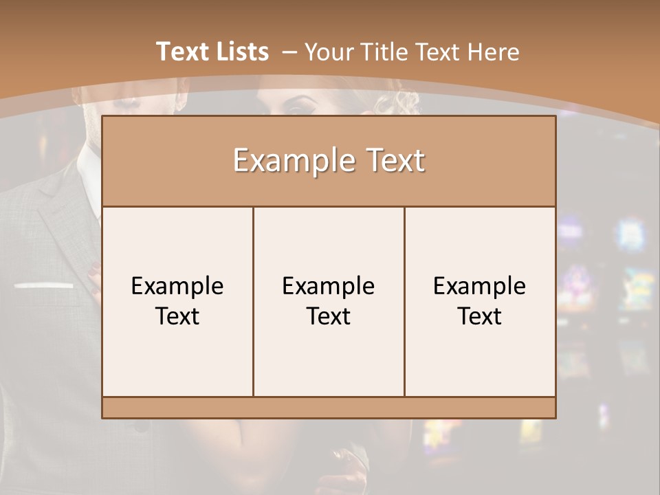 Dress Lovers Woman PowerPoint Template