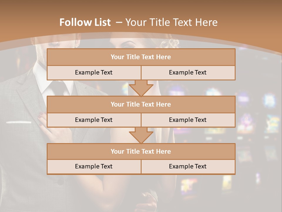 Dress Lovers Woman PowerPoint Template