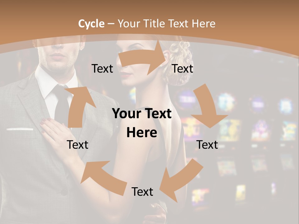 Dress Lovers Woman PowerPoint Template