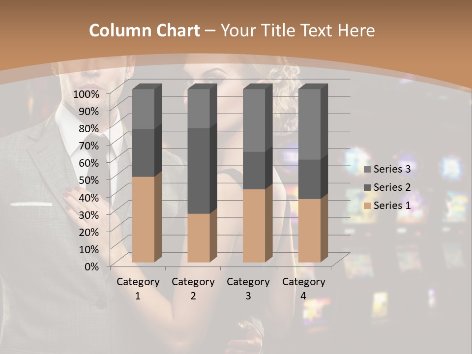 Dress Lovers Woman PowerPoint Template