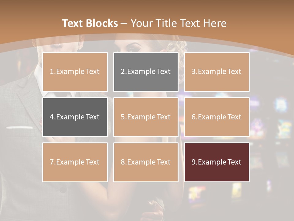 Dress Lovers Woman PowerPoint Template