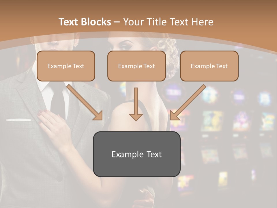 Dress Lovers Woman PowerPoint Template