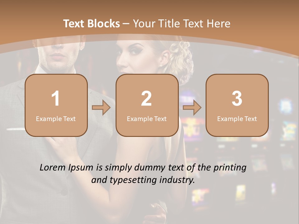 Dress Lovers Woman PowerPoint Template