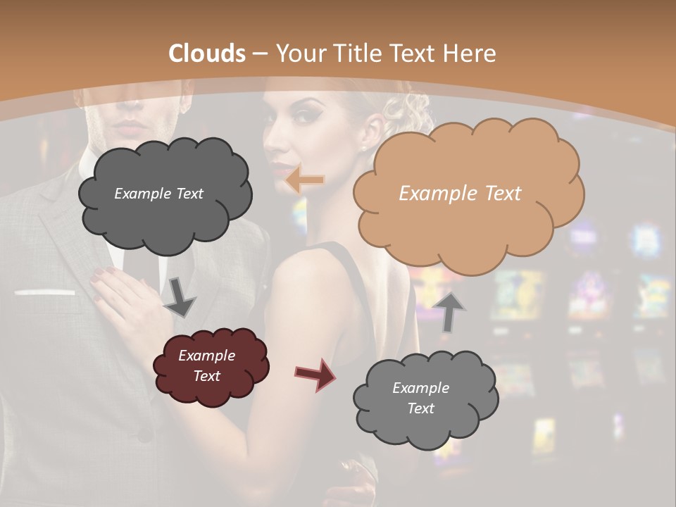 Dress Lovers Woman PowerPoint Template