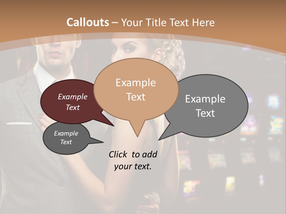 Dress Lovers Woman PowerPoint Template