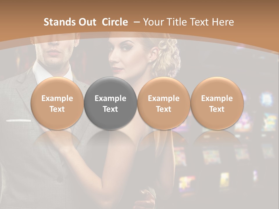 Dress Lovers Woman PowerPoint Template