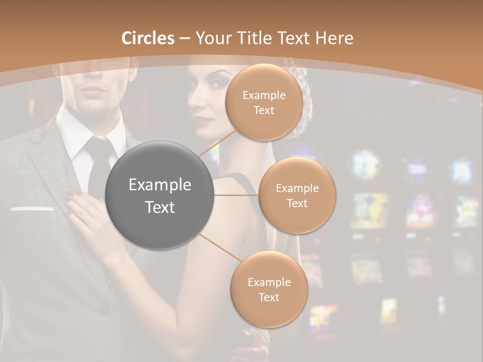 Dress Lovers Woman PowerPoint Template