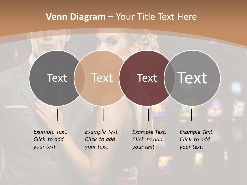 Dress Lovers Woman PowerPoint Template