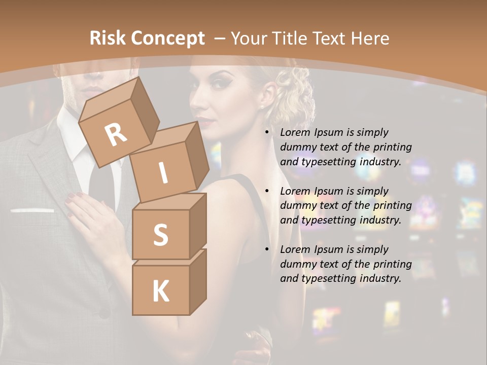 Dress Lovers Woman PowerPoint Template