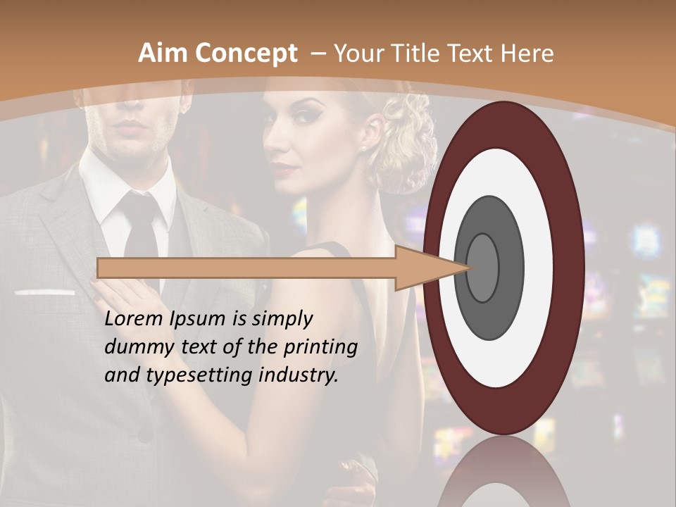 Dress Lovers Woman PowerPoint Template