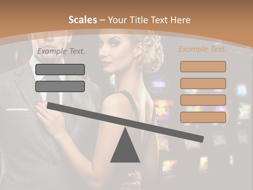Dress Lovers Woman PowerPoint Template