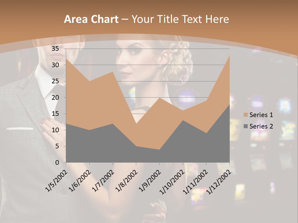 Dress Lovers Woman PowerPoint Template