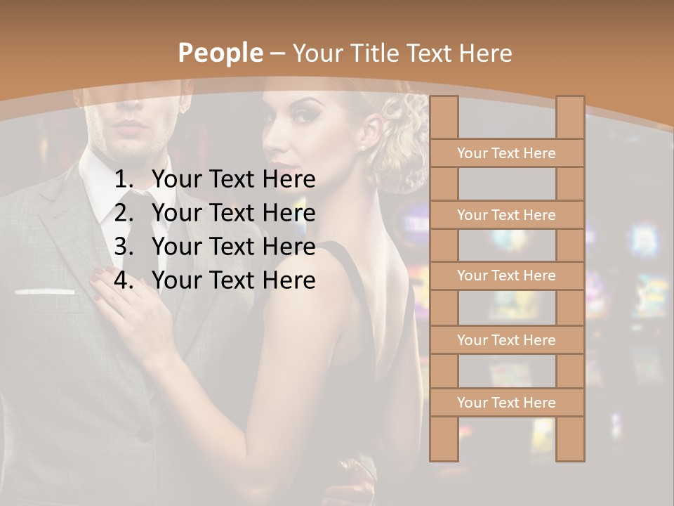 Dress Lovers Woman PowerPoint Template