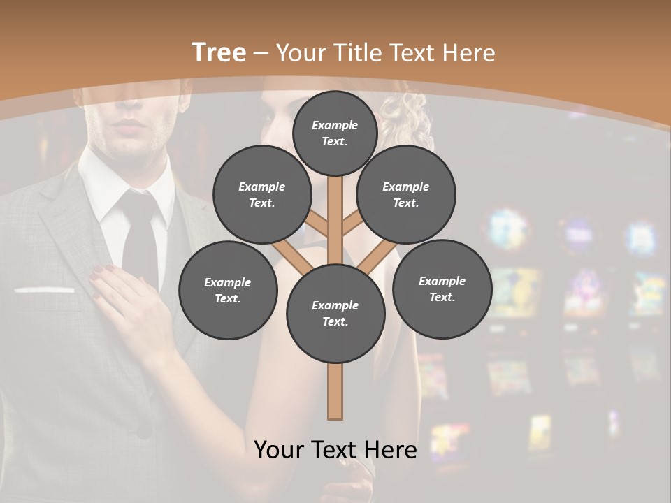 Dress Lovers Woman PowerPoint Template