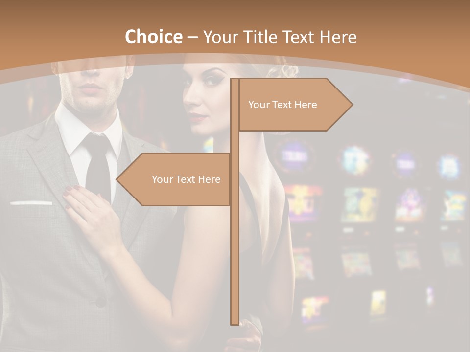 Dress Lovers Woman PowerPoint Template