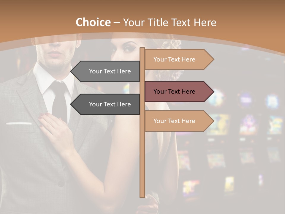 Dress Lovers Woman PowerPoint Template