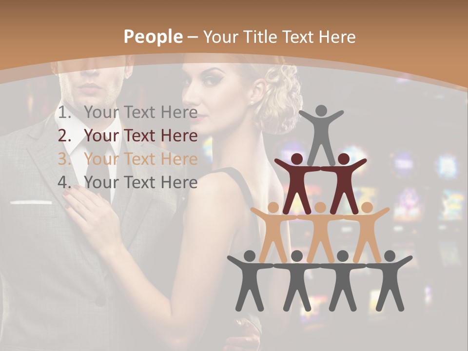 Dress Lovers Woman PowerPoint Template