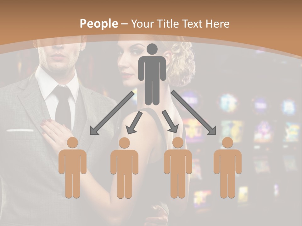 Dress Lovers Woman PowerPoint Template