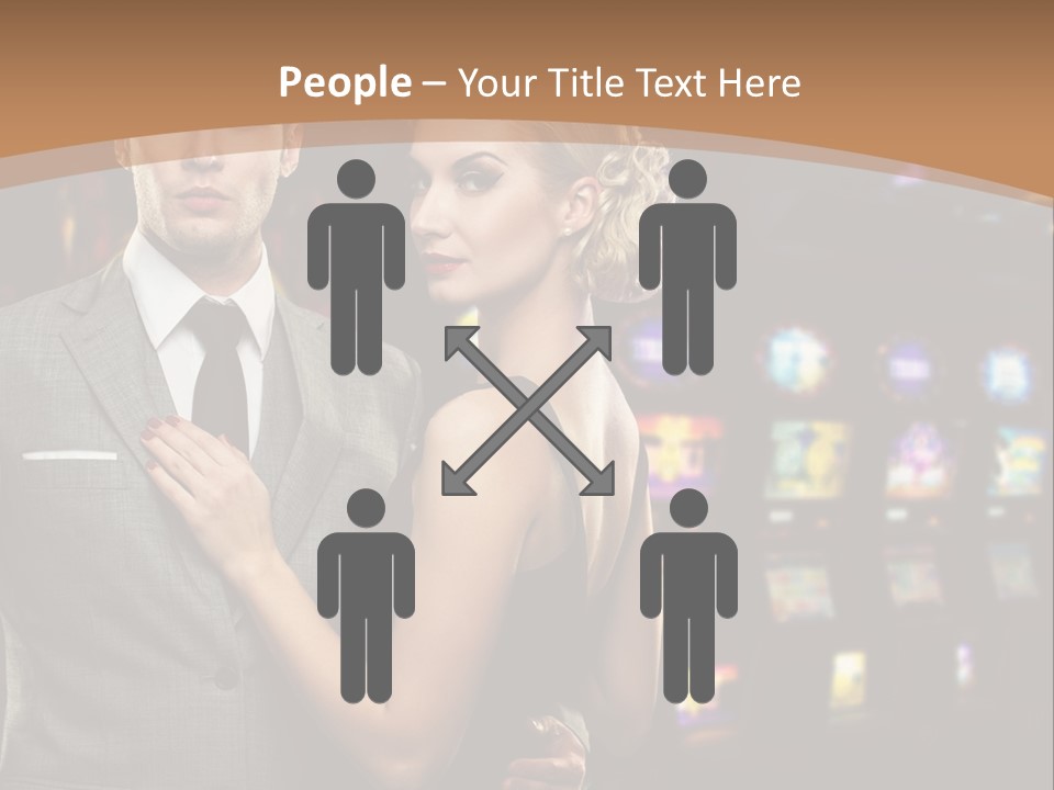 Dress Lovers Woman PowerPoint Template