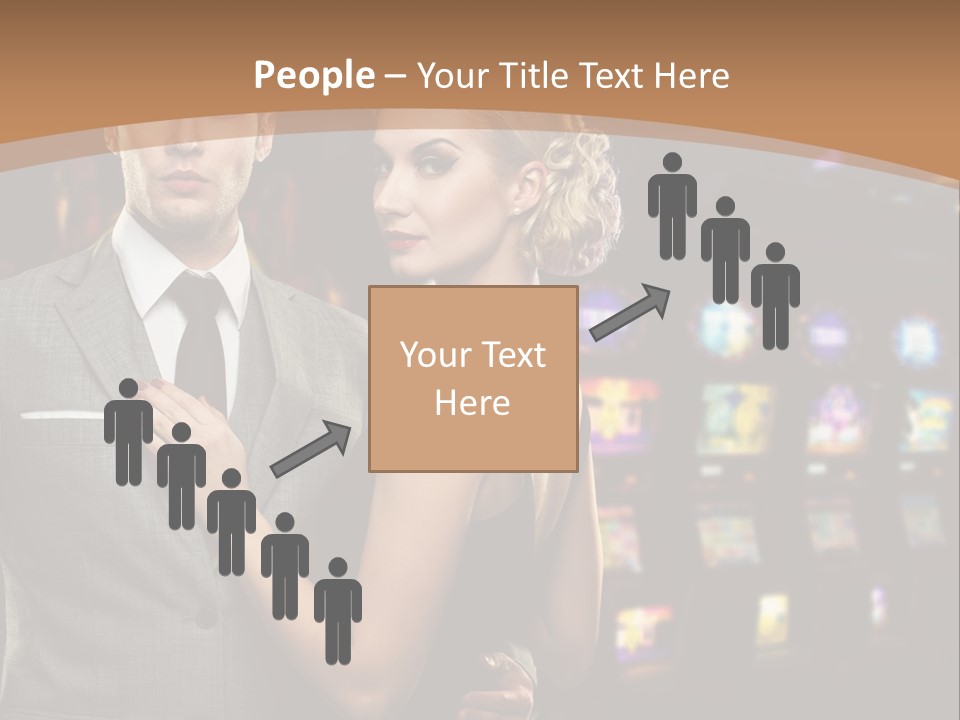 Dress Lovers Woman PowerPoint Template