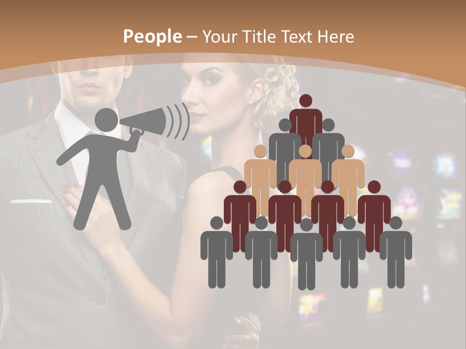 Dress Lovers Woman PowerPoint Template