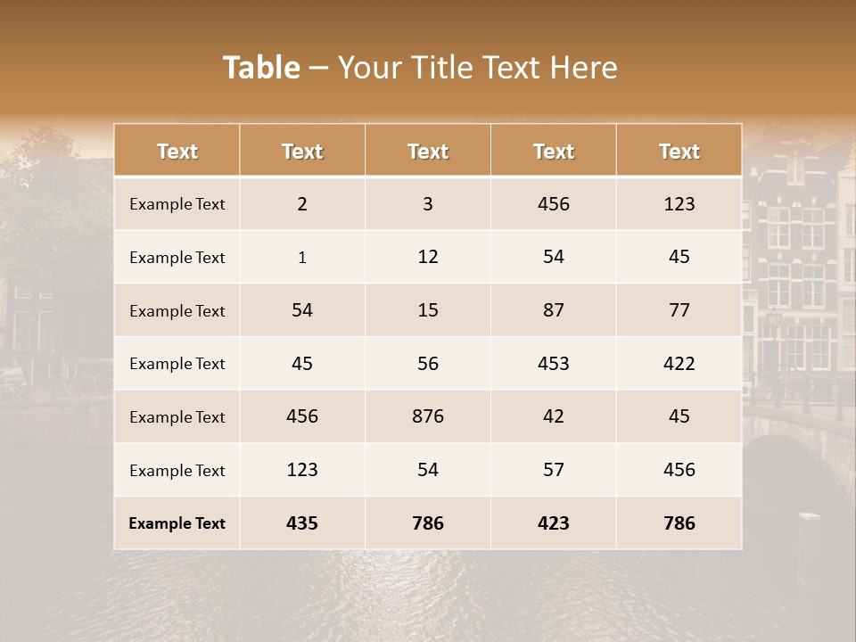 Floats Scenery Feed PowerPoint Template