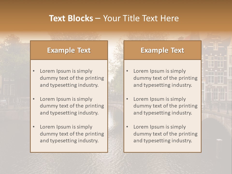 Floats Scenery Feed PowerPoint Template