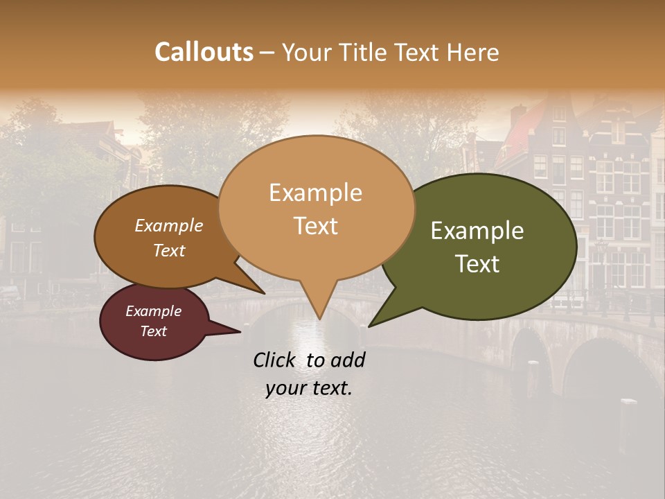 Floats Scenery Feed PowerPoint Template