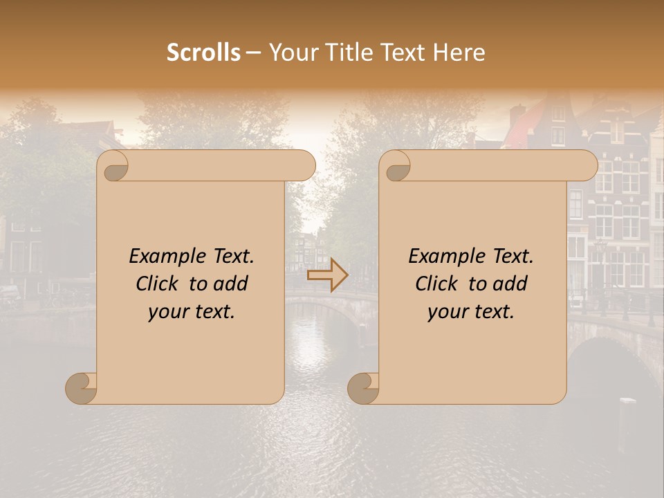 Floats Scenery Feed PowerPoint Template