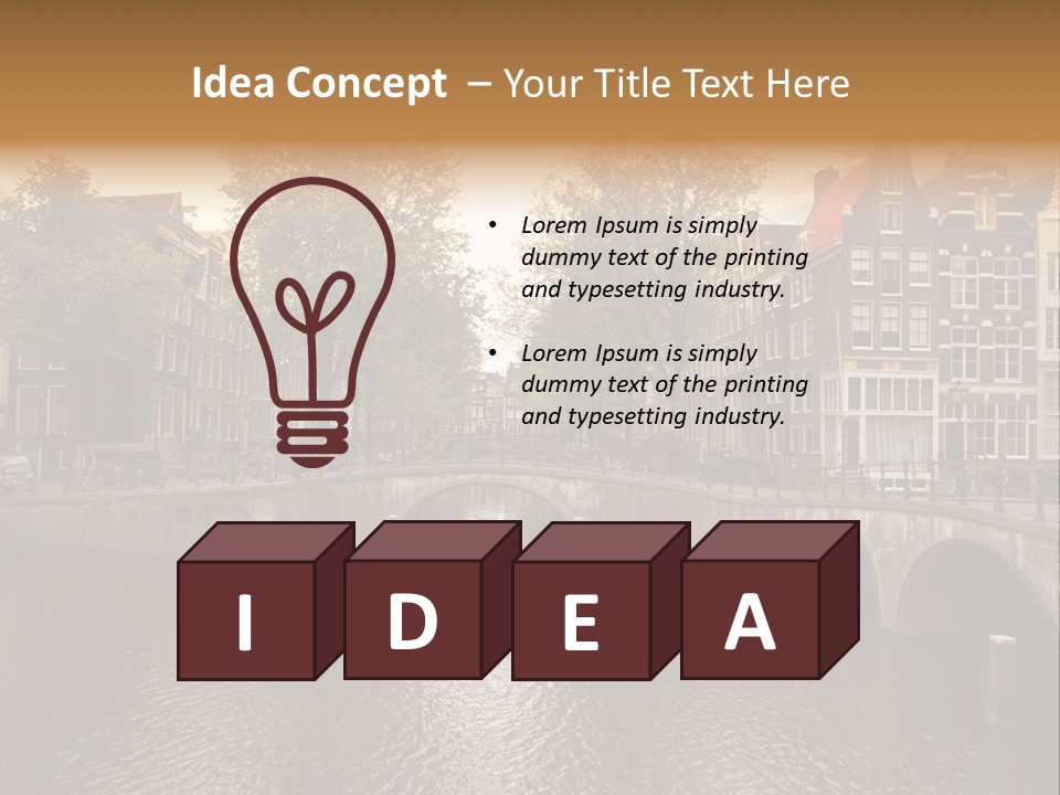 Floats Scenery Feed PowerPoint Template