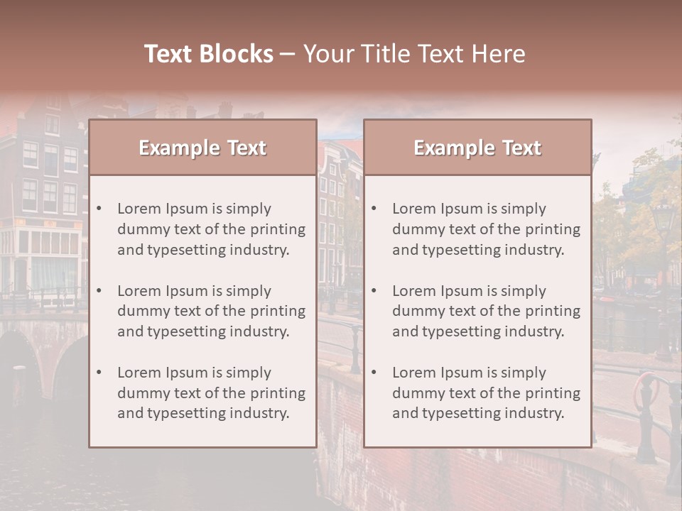 Tradition Feed Facades PowerPoint Template