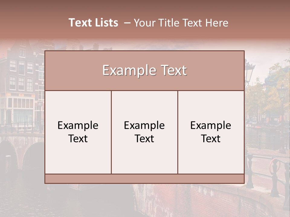 Tradition Feed Facades PowerPoint Template