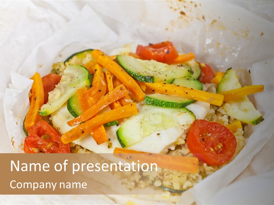 Fish Spice Herb PowerPoint Template